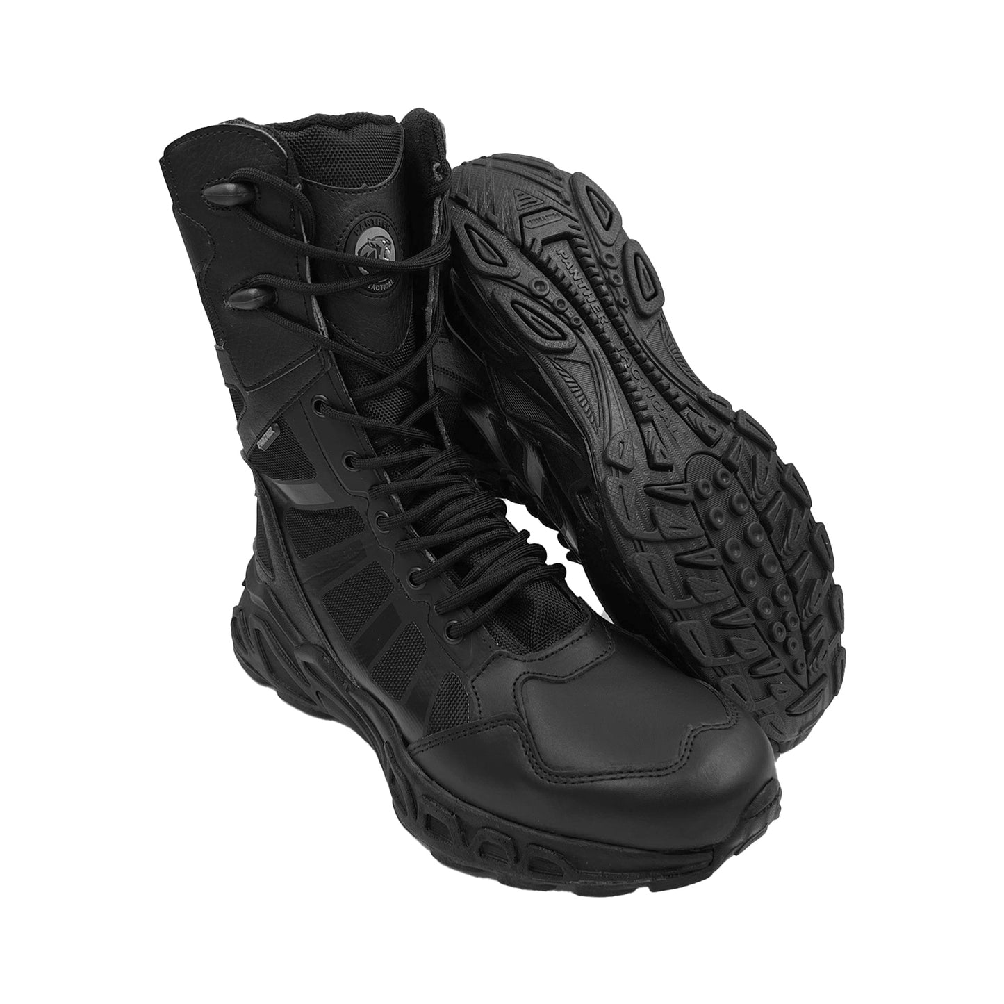 100501 BOTA TACTICA NeoTac LT DE 10" PUNTA BOLEABLE NEGRA MARCA PANTHER