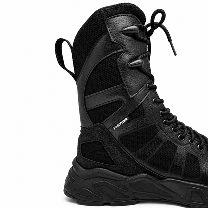 100501 BOTA TACTICA NeoTac LT DE 10" PUNTA BOLEABLE NEGRA MARCA PANTHER