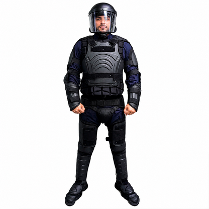 850301 JUEGO DE EQUIPO ANTIMOTIN NEGRO PANTHER UNITALLA