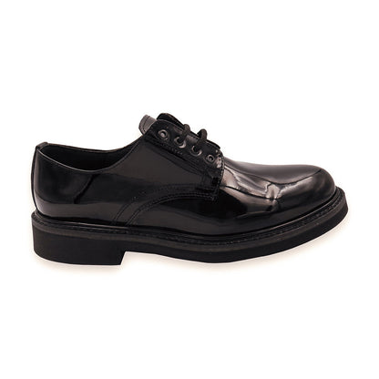 110101 ZAPATO CHOCLO TIPO CHAROL DE CORFAM NEGRO MARCA PANTHER