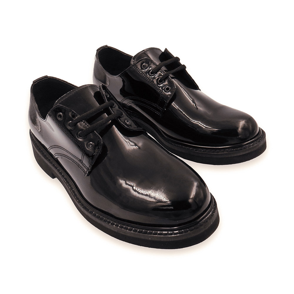 110101 ZAPATO CHOCLO TIPO CHAROL DE CORFAM NEGRO MARCA PANTHER