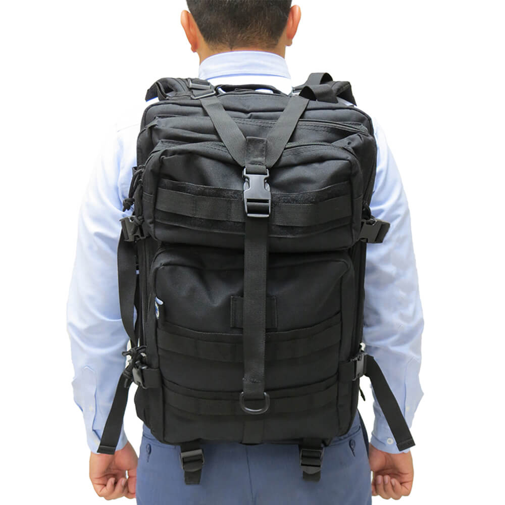 700301 MOCHILA TACTICA 35L COLOR NEGRO MARCA PANTHER